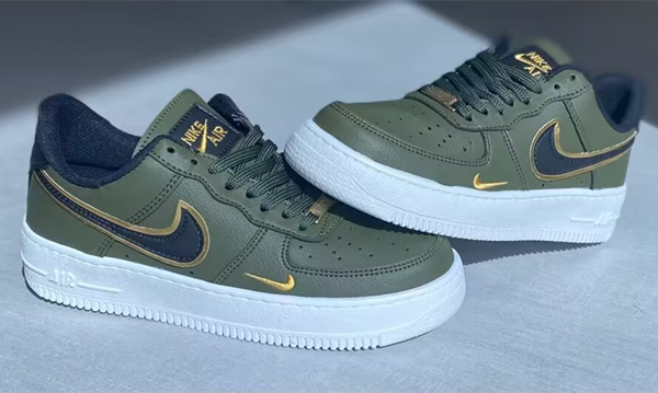 Men's Air Force 1 Low Green Shoes 0295